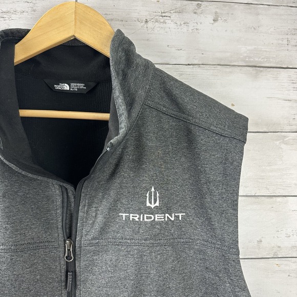 The‎ North Face Windwall Vest Mens XL Softshell Full Zip Jacket Dark Gray - Picture 3 of 13